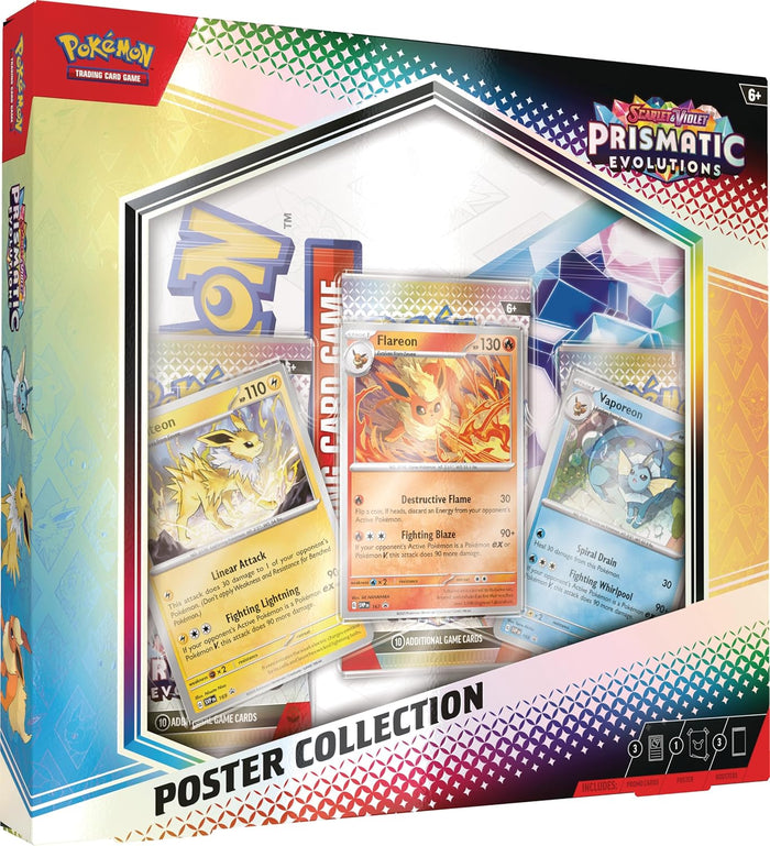 Pokemon TCG Prismatic Evolutions Poster Collection Box