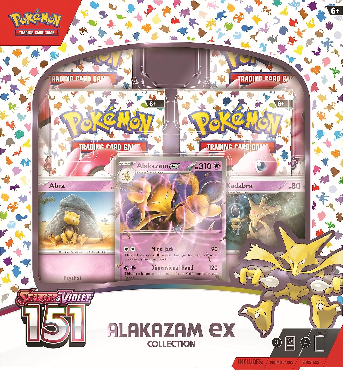 Pokemon TCG Scarlet & Violet 151 Alakazam Ex Box