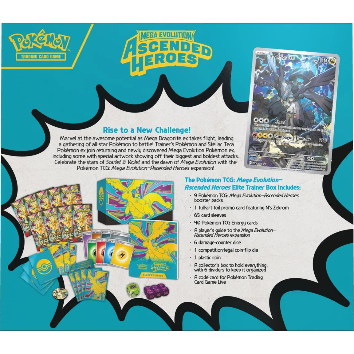 Pokemon TCG Mega Evolution Ascended Heroes ETB